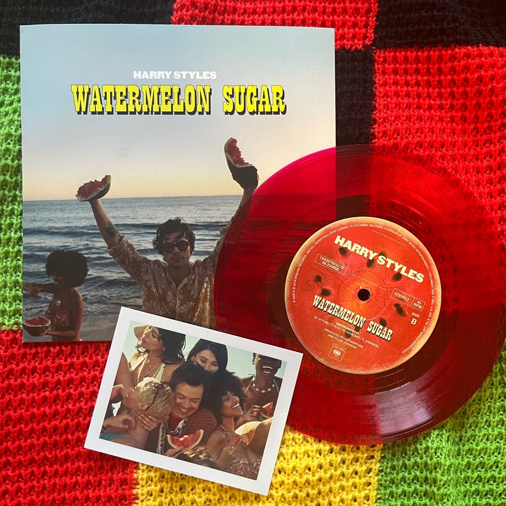 Harry styles Limited, edition watermelon Sugar vinyl from 2020